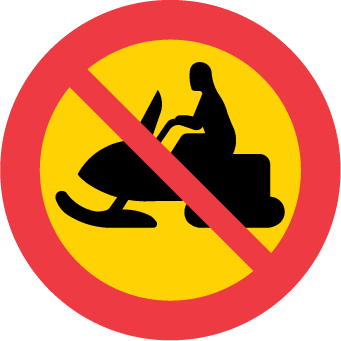 Förbud mot trafik med motorcykel och moped klass I