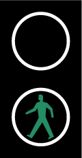 Grön akustisk signal